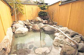 飛騨高山・奥飛騨温泉郷お宿のざわの露天風呂